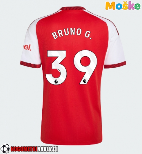 Moške Nogometnih dresov Arsenal Bruno Guimaraes #39 Domači 2026-27 Kratki rokavi Moške Nogometnih dresov Arsenal Bruno Guimaraes #39 Domači 2026-27 Kratki rokavi